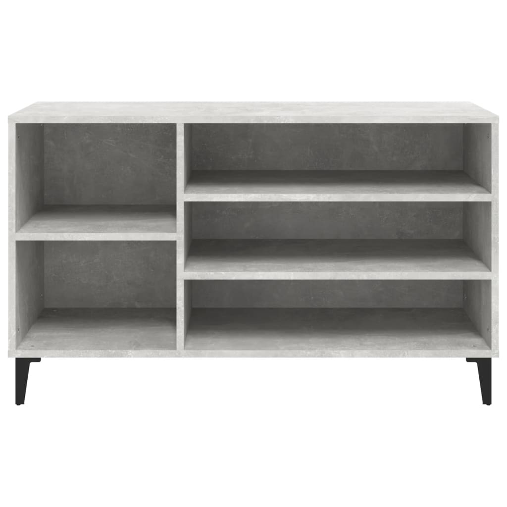 Schuhregal 102X36X60 Cm Holzwerkstoff Betongrau