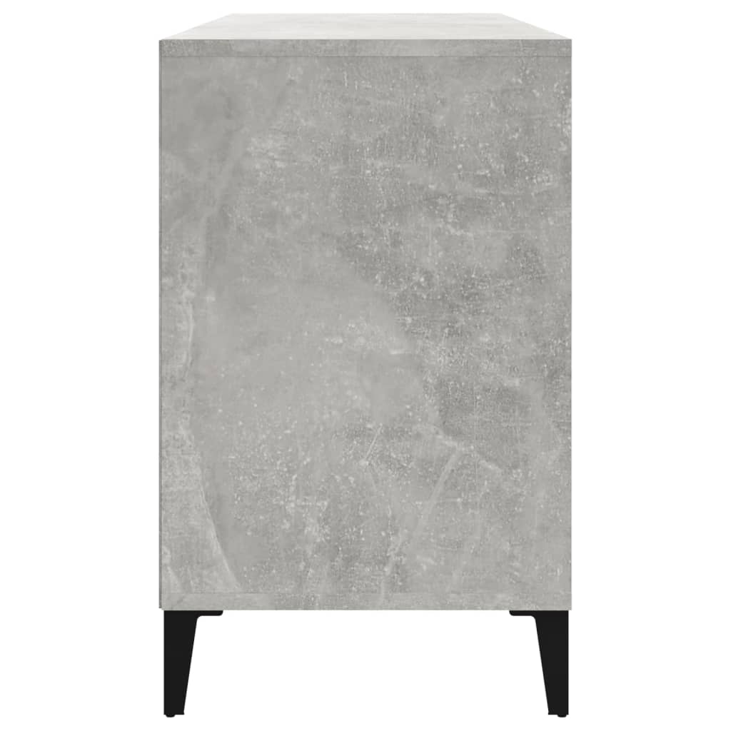 Schuhregal 102X36X60 Cm Holzwerkstoff Betongrau