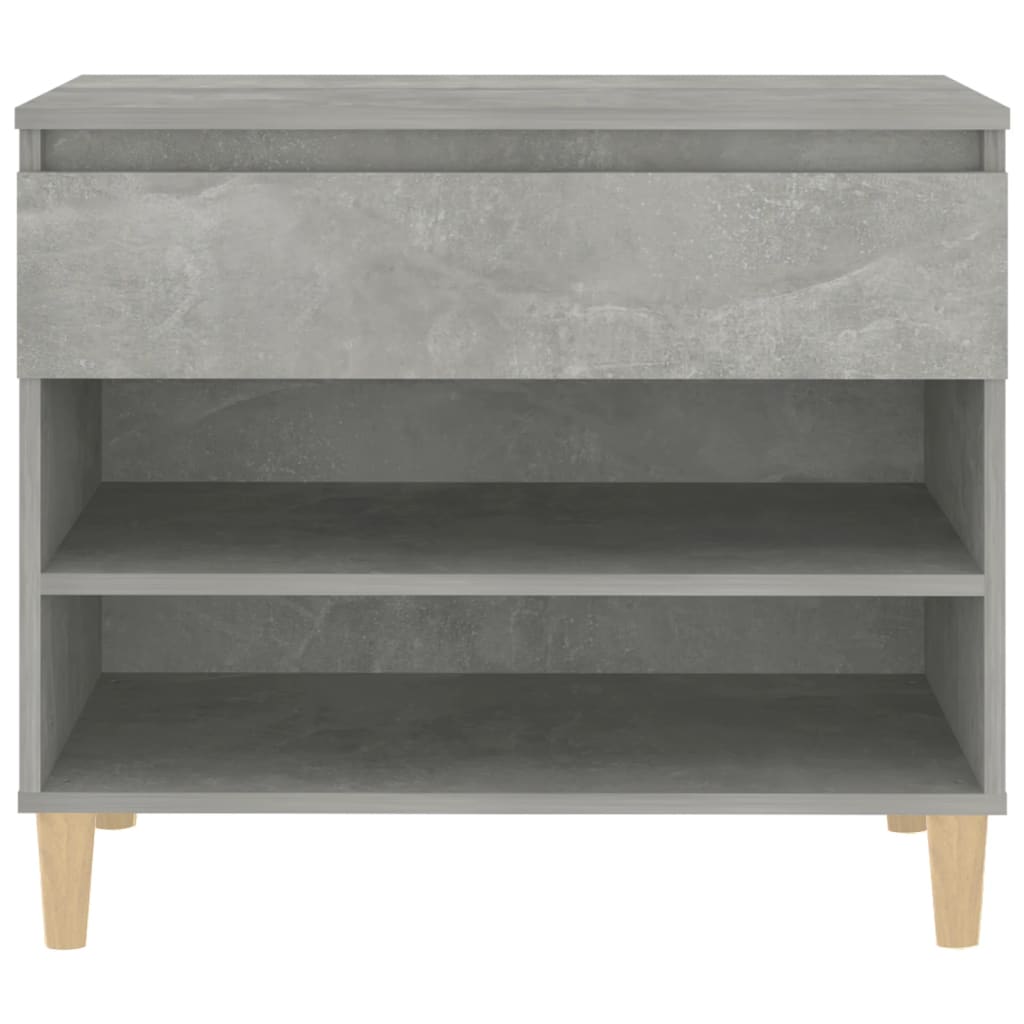 Schuhregal 70X36X60 Cm Holzwerkstoff Betongrau