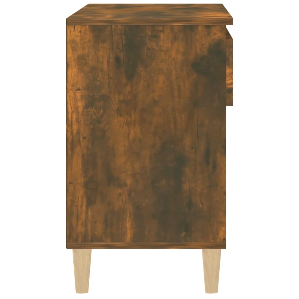 Schuhregal 70X36X60 Cm Holzwerkstoff Räuchereiche