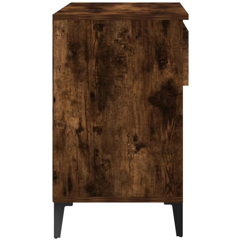 Schuhregal 70X36X60 Cm Holzwerkstoff Räuchereiche
