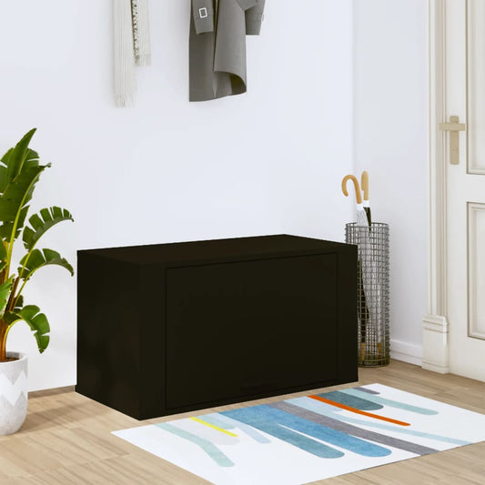 Wand-Schuhschrank 70X35X38 Cm Holzwerkstoff Schwarz