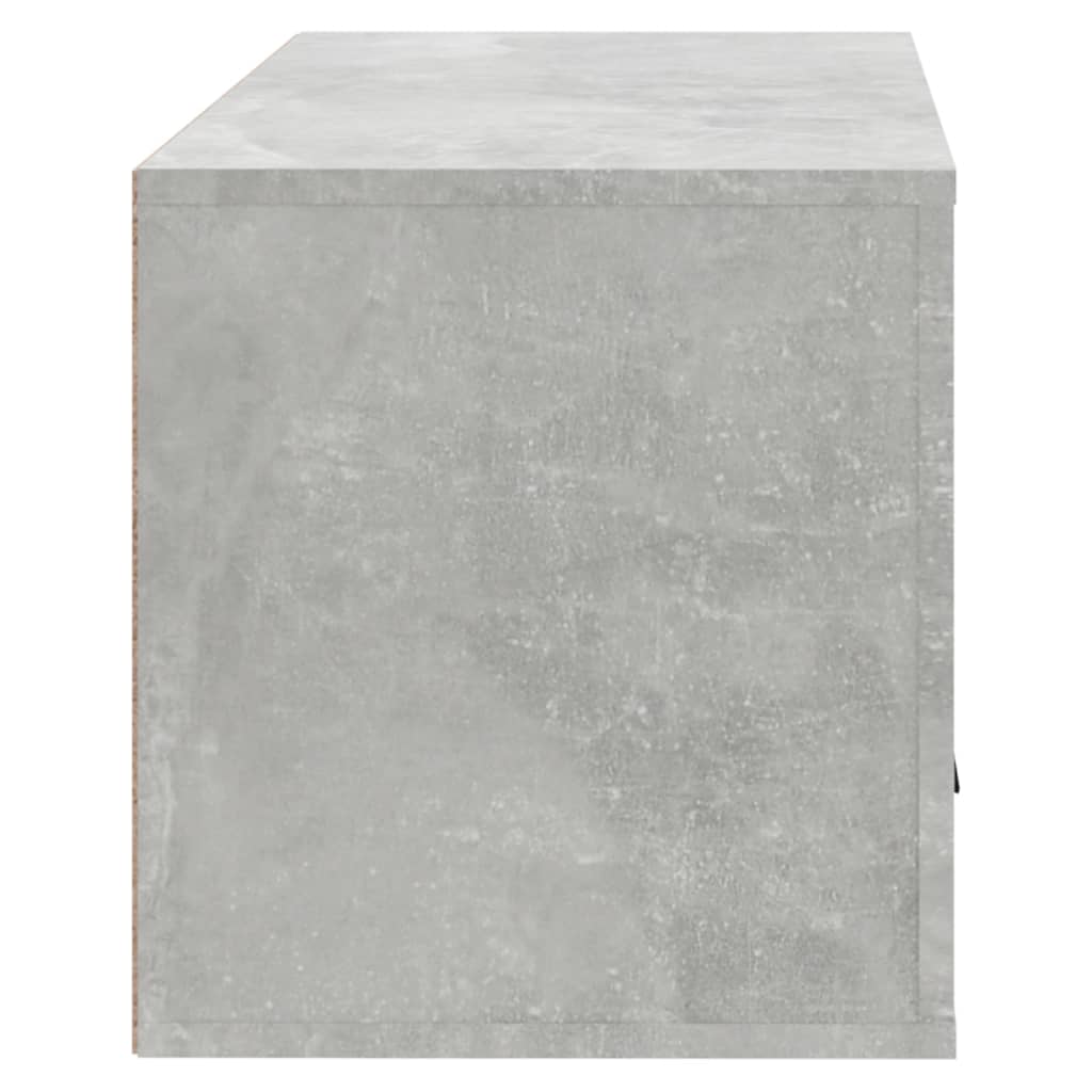 Wand-Schuhschrank 70X35X38 Cm Holzwerkstoff Betongrau