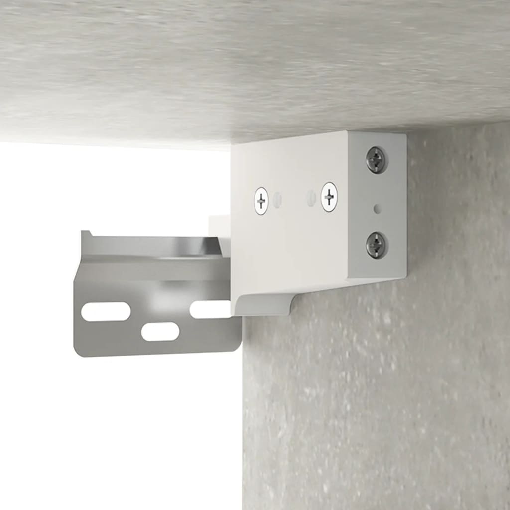 Wand-Schuhschrank 70X35X38 Cm Holzwerkstoff Betongrau