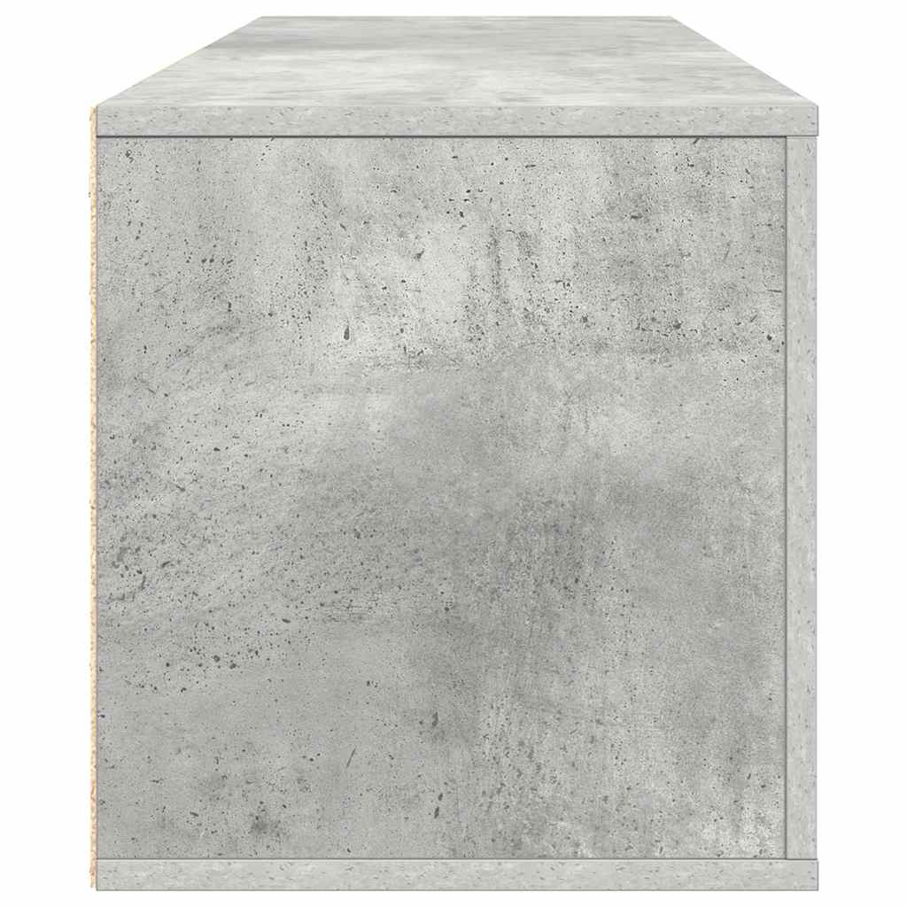 Wand-Schuhschrank 100X35X38 Cm Holzwerkstoff Betongrau