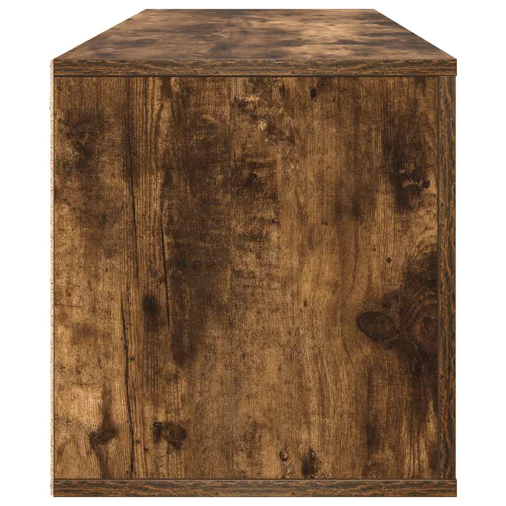 Wand-Schuhschrank 100X35X38 Cm Holzwerkstoff Räuchereiche