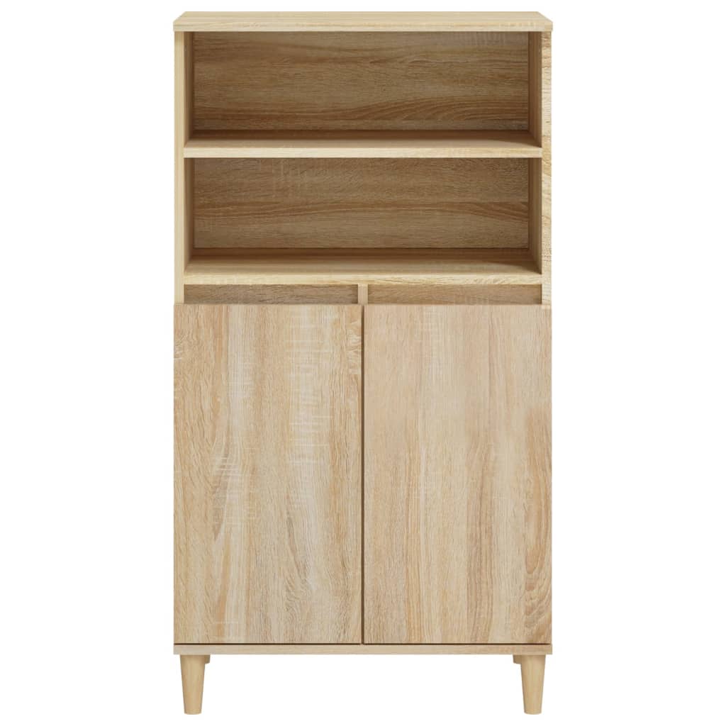 Highboard Sonoma-Eiche 60X36X110 Cm Holzwerkstoff