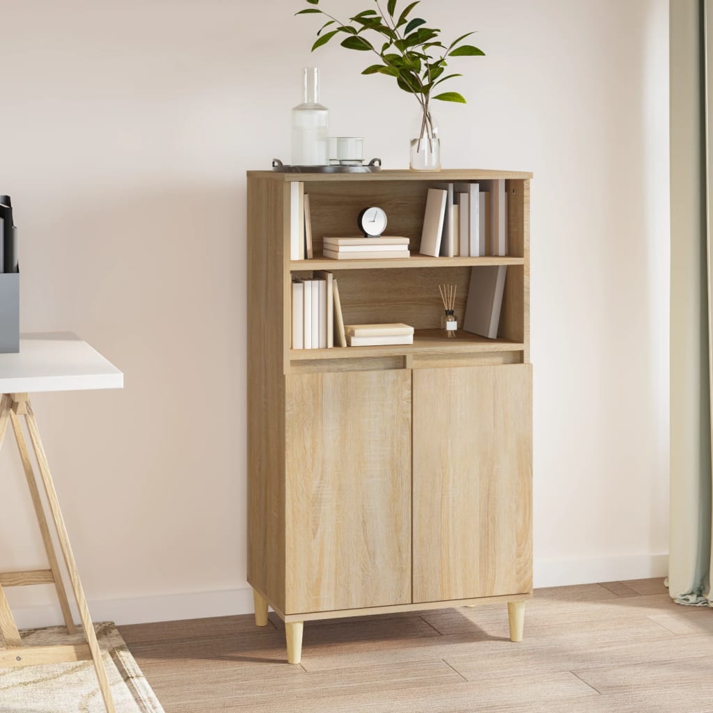 Highboard Sonoma-Eiche 60X36X110 Cm Holzwerkstoff