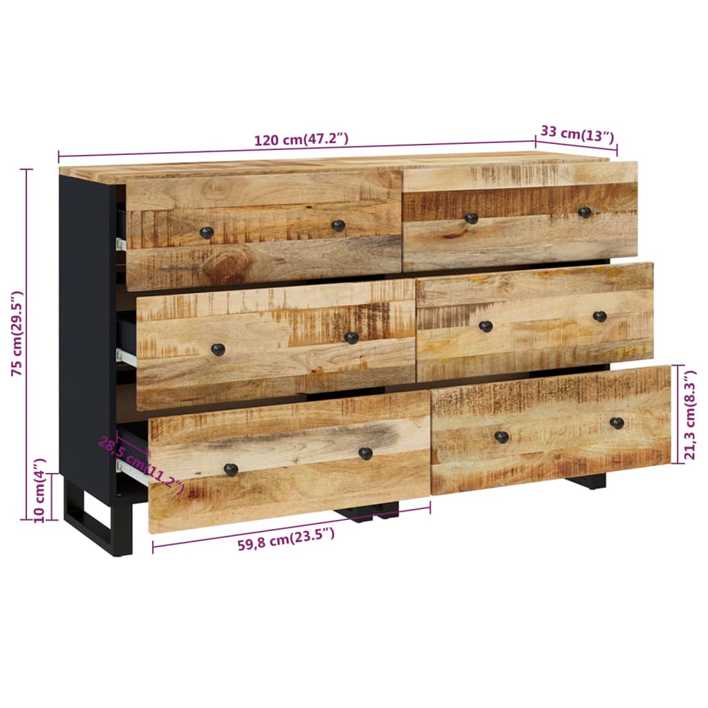 Sideboards 2 Stk. 60X33X75 Cm