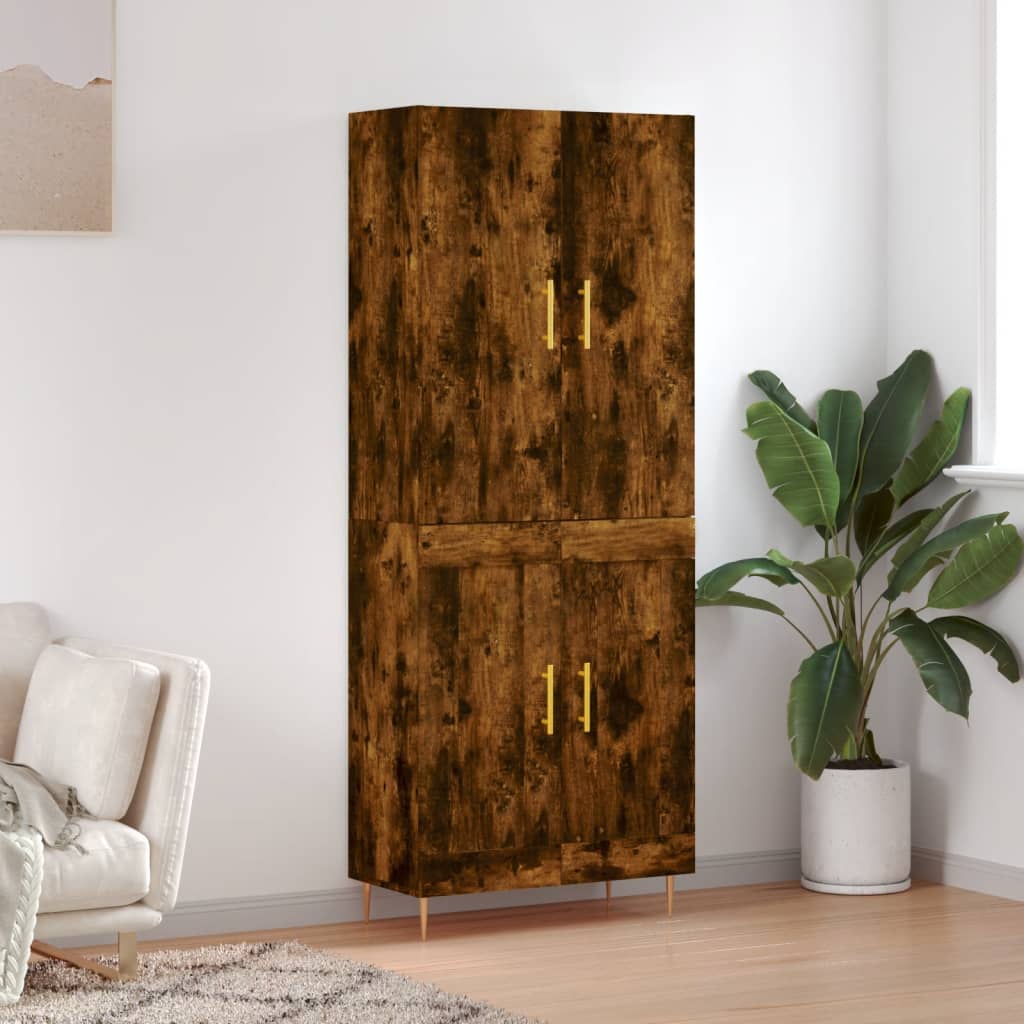 Highboard 69,5X34X180 Cm Holzwerkstoff