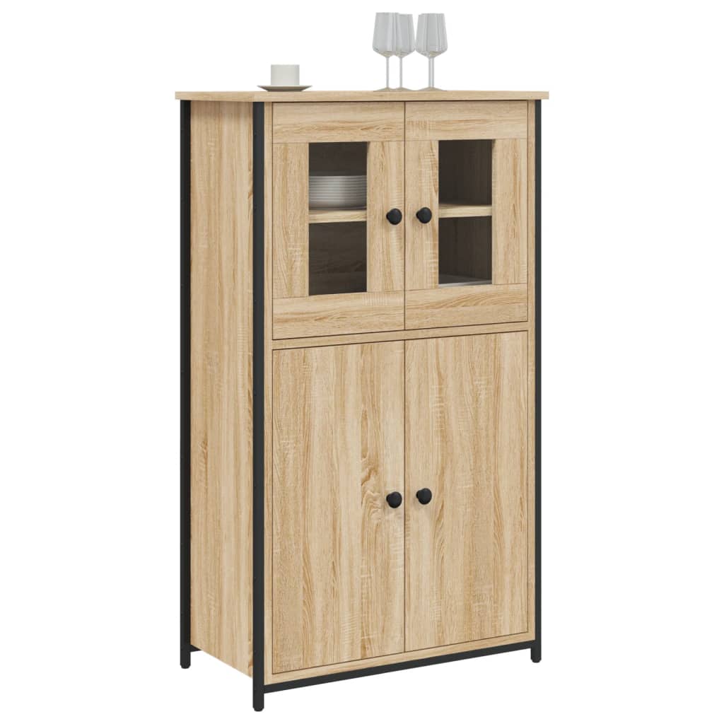 Highboard Sonoma-Eiche 62X32X106,5 Cm Holzwerkstoff