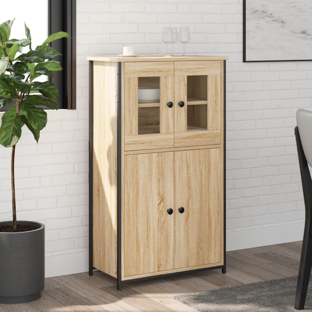 Highboard Sonoma-Eiche 62X32X106,5 Cm Holzwerkstoff