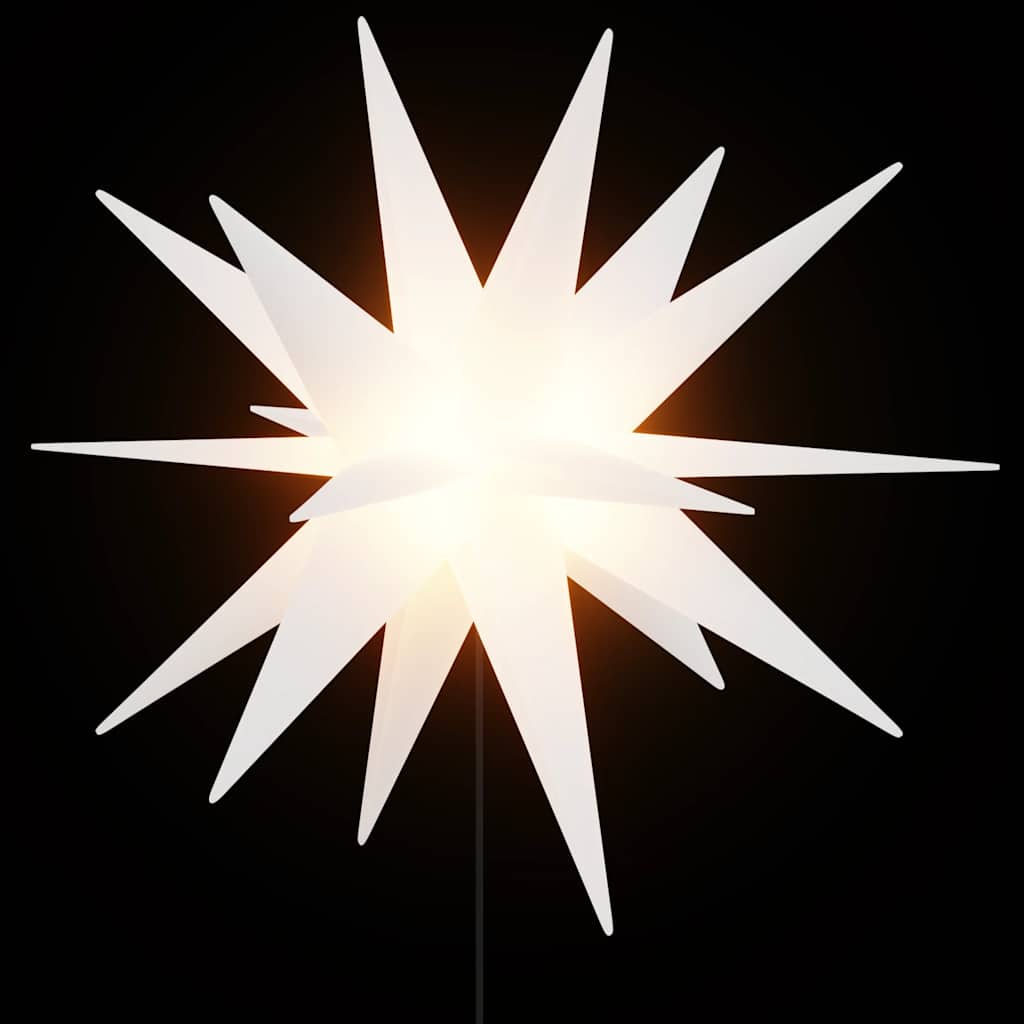Led-Weihnachtsstern Mit Erdspieß Faltbar 57 Cm