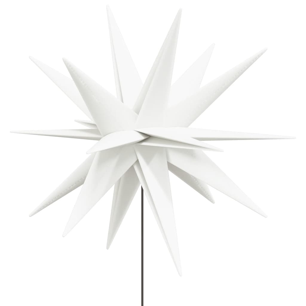 Led-Weihnachtsstern Mit Erdspieß Faltbar 57 Cm