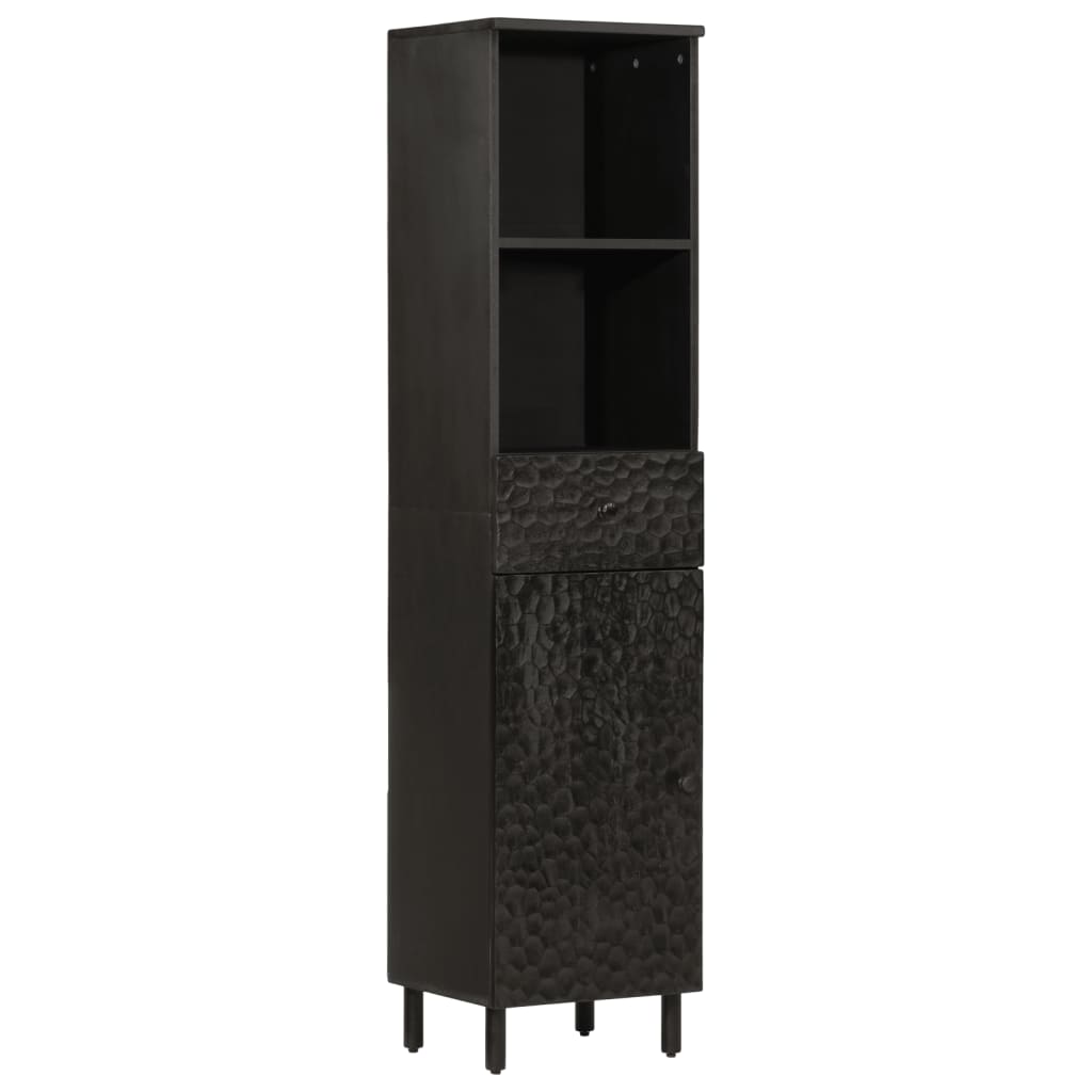 Badschrank 38X33X160 Cm Massivholz Mango