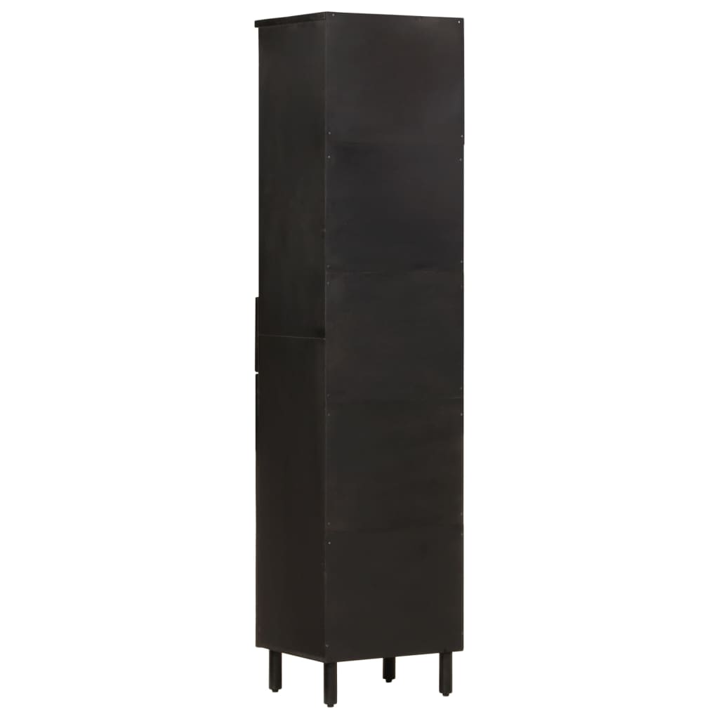 Badschrank 38X33X160 Cm Massivholz Mango
