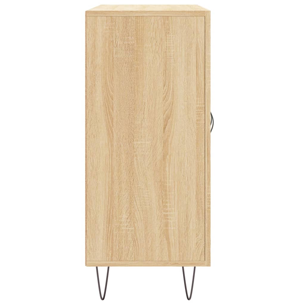 Sideboard Sonoma-Eiche 90X34X80 Cm Holzwerkstoff