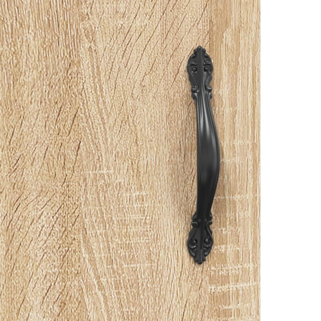 Sideboard Sonoma-Eiche 90X34X80 Cm Holzwerkstoff