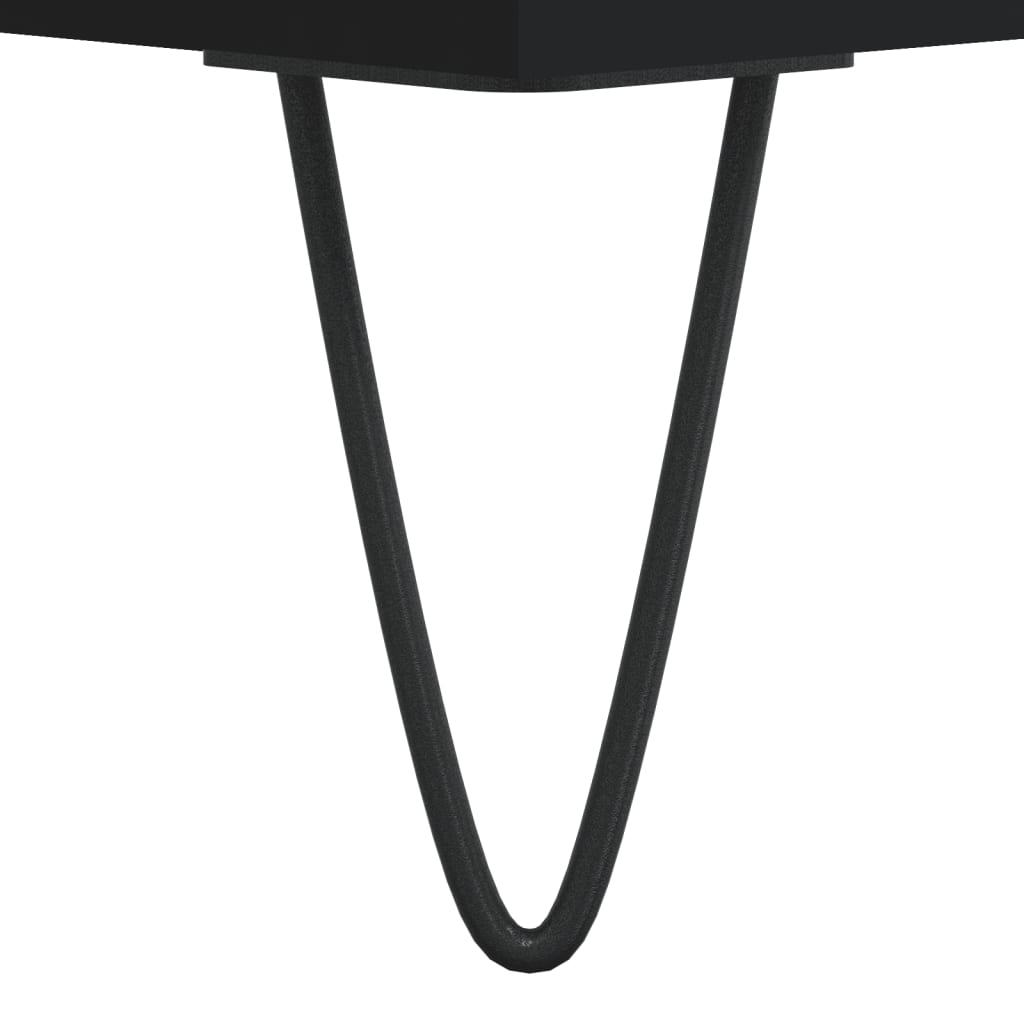 Schuhschrank 60X35X105 Cm Holzwerkstoff Schwarz