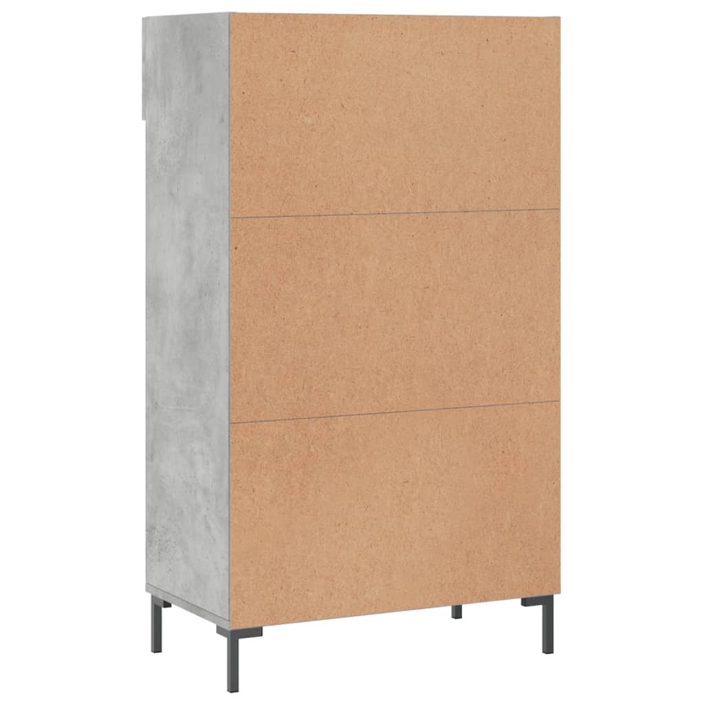 Schuhschrank 60X35X105 Cm Holzwerkstoff Betongrau