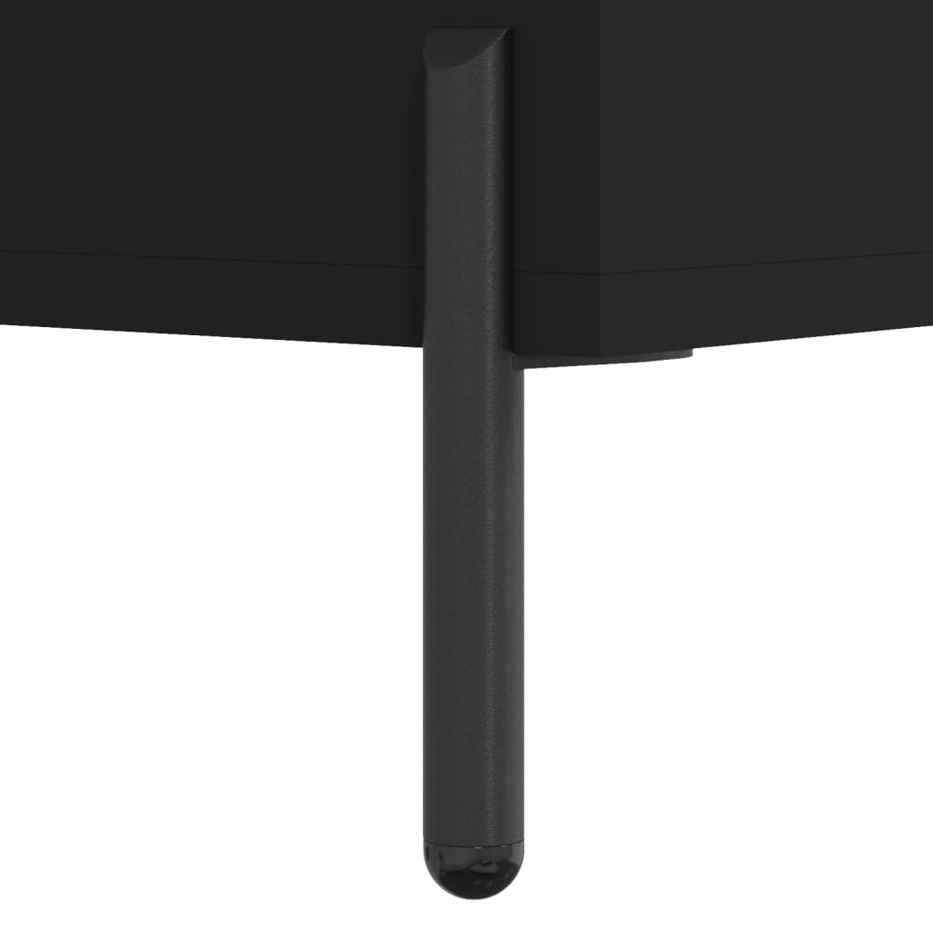 Schuhschrank 60X35X105 Cm Holzwerkstoff Schwarz