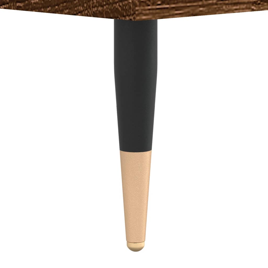 Schuhschrank Braun Eichen-Optik 30X35X105 Cm Holzwerkstoff Braune Eiche