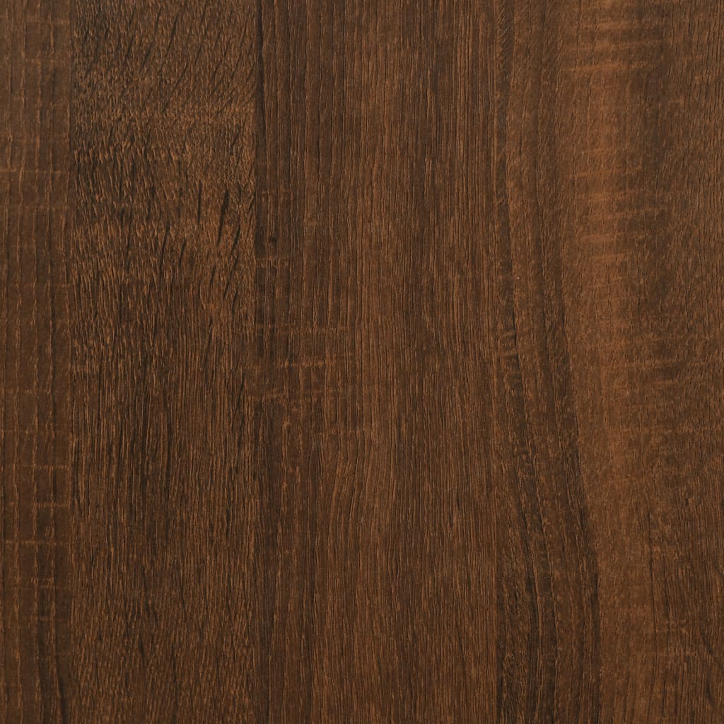 Schuhschrank Braun Eichen-Optik 30X35X105 Cm Holzwerkstoff Braune Eiche
