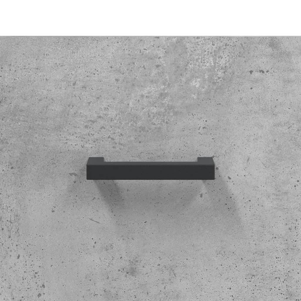 Schuhschrank 30X35X105 Cm Holzwerkstoff Betongrau