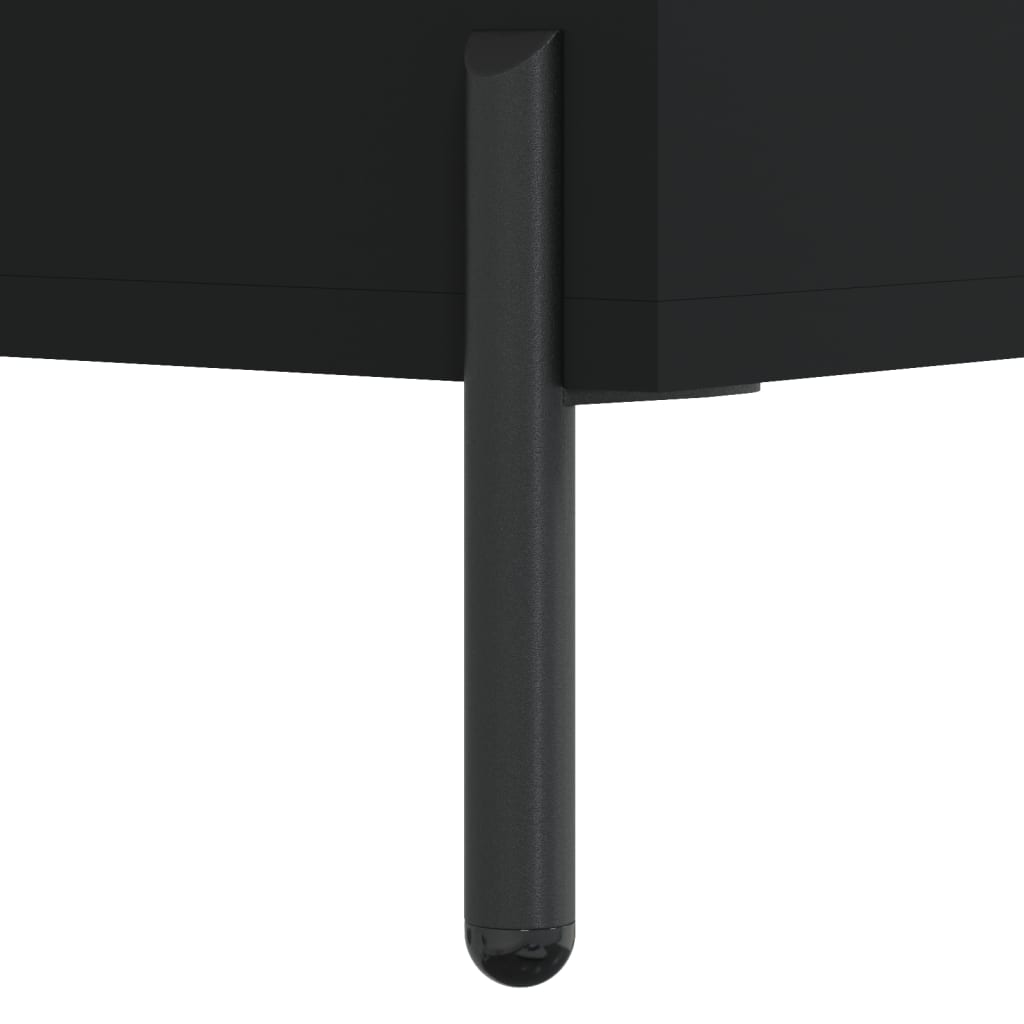 Schuhschrank 30X35X105 Cm Holzwerkstoff Schwarz