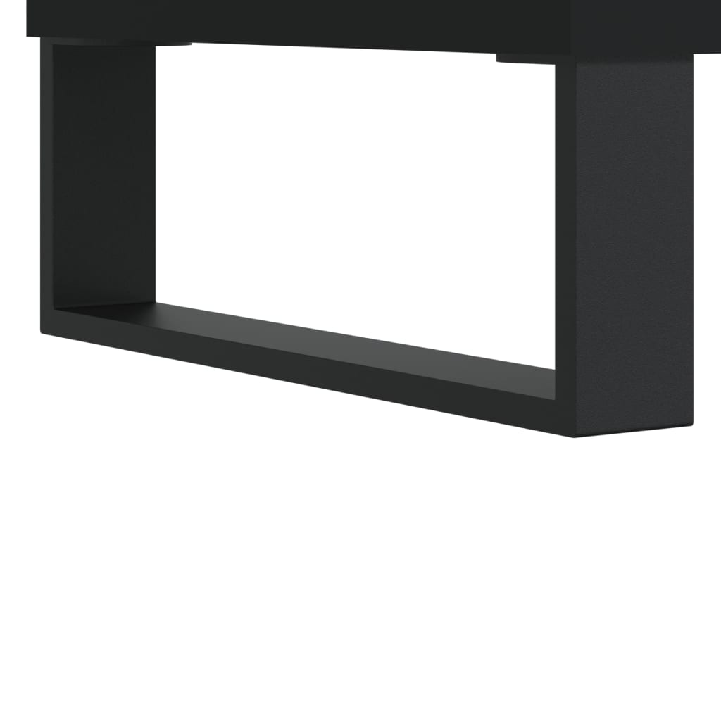 Schuhschrank 30X35X105 Cm Holzwerkstoff Schwarz