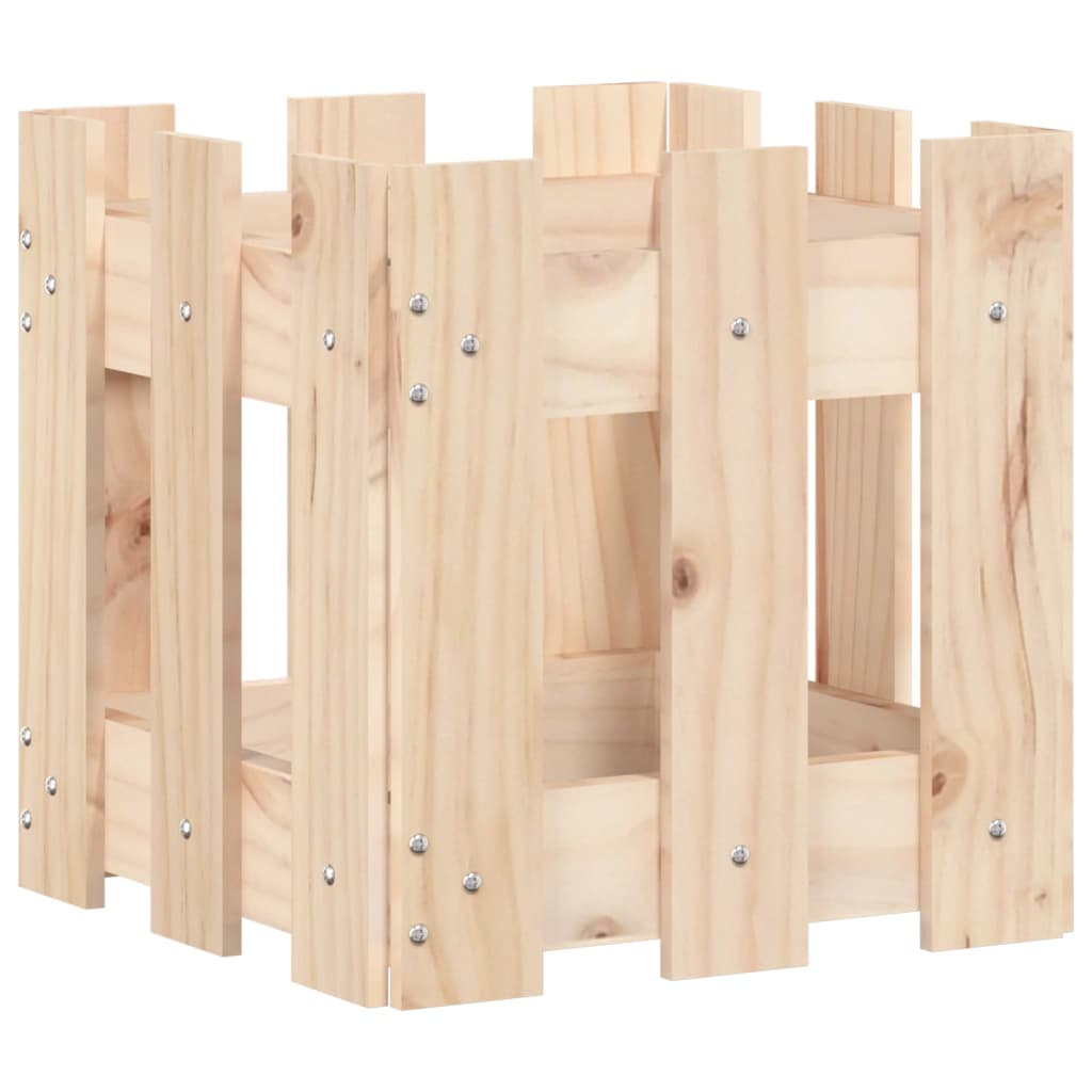 Pflanzkübel Lattenzaun-Design Massivholz Kiefer
