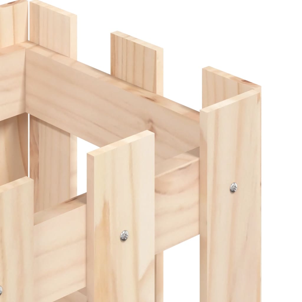 Pflanzkübel Lattenzaun-Design Massivholz Kiefer