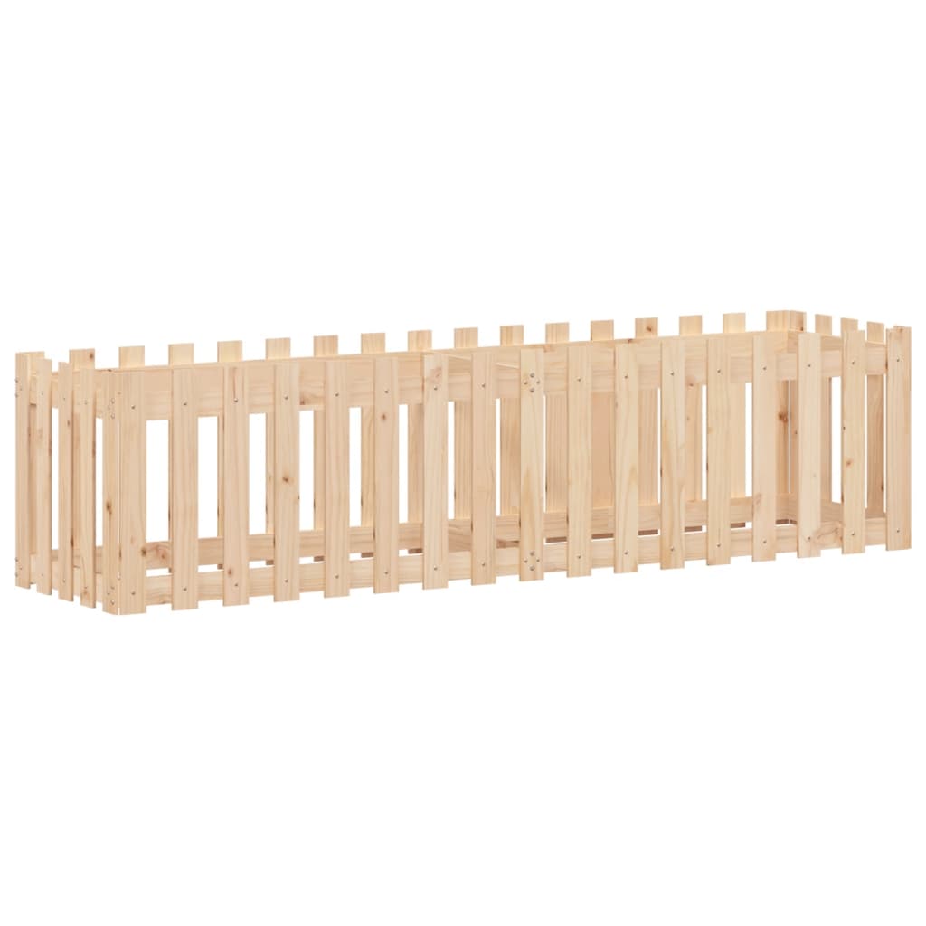Hochbeet Lattenzaun-Design Massivholz Kiefer