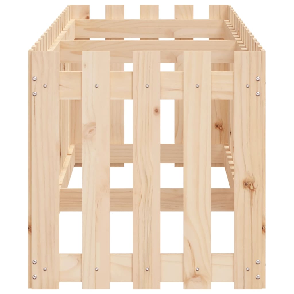 Hochbeet Lattenzaun-Design Massivholz Kiefer