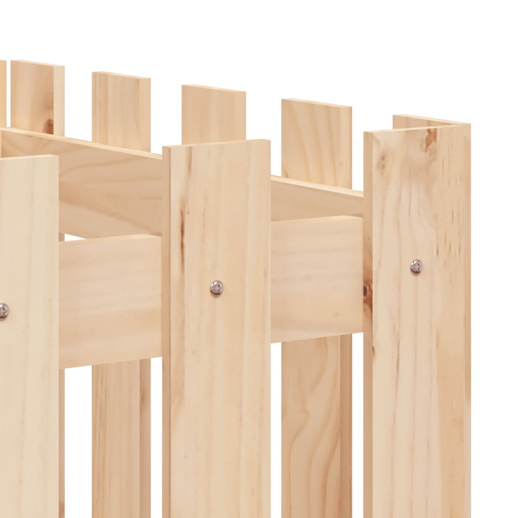 Hochbeet Lattenzaun-Design Massivholz Kiefer