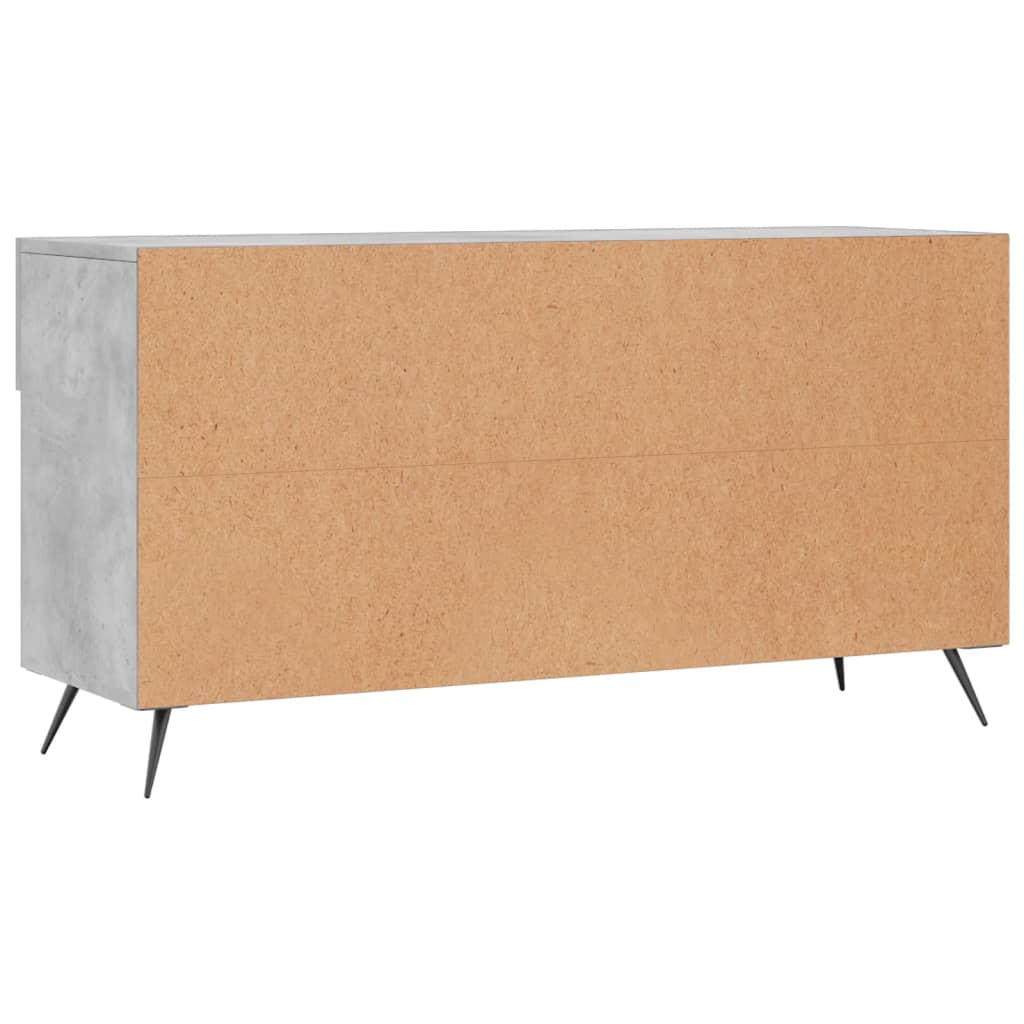 Schuhbank 102X35X55 Cm Holzwerkstoff Betongrau