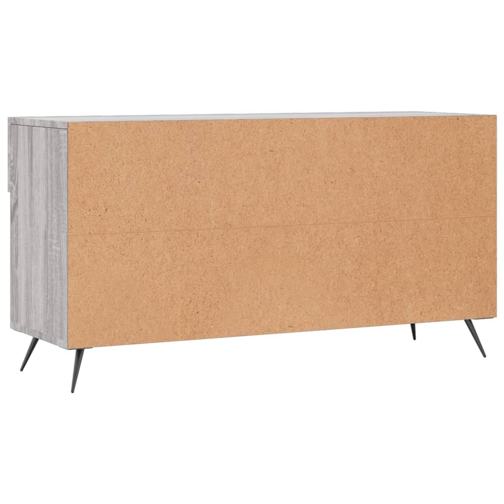 Schuhbank 102X35X55 Cm Holzwerkstoff Grau Sonoma