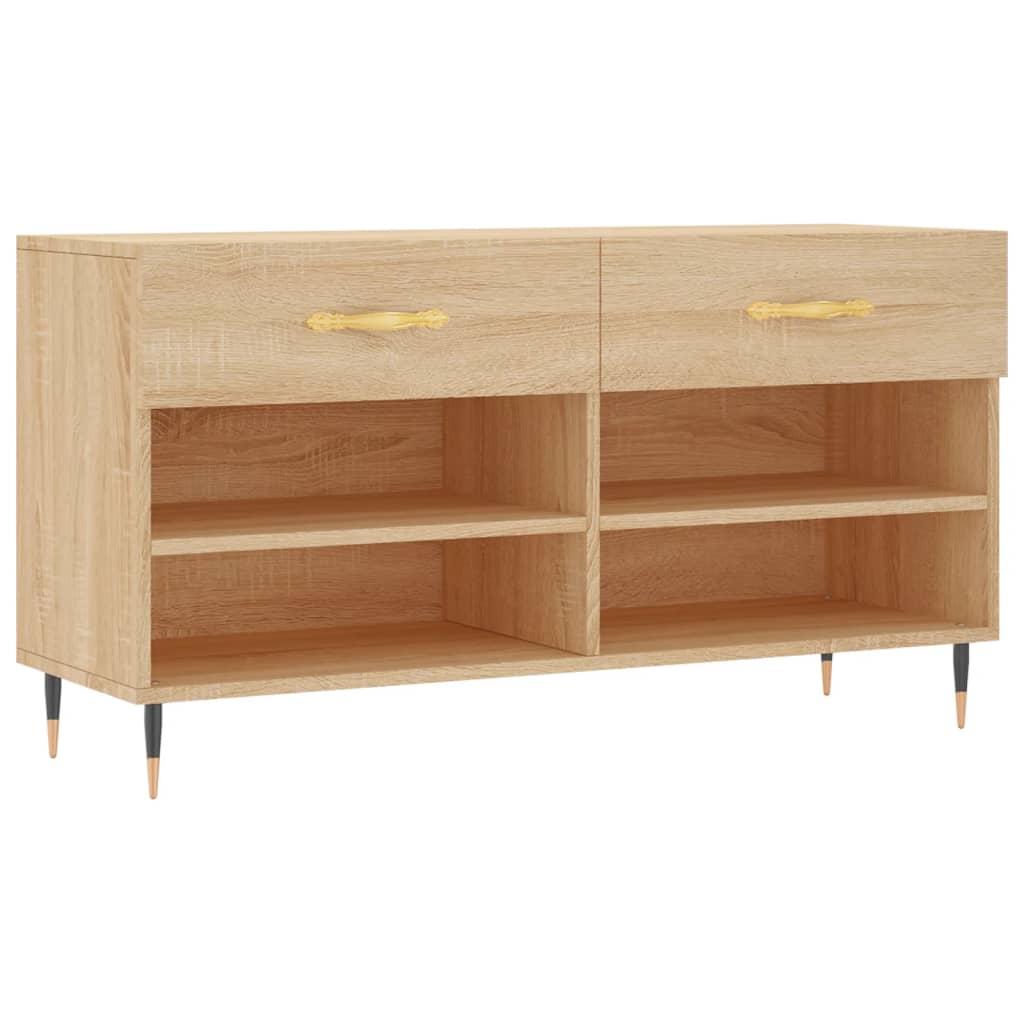 Schuhbank Sonoma-Eiche 102X35X55 Cm Holzwerkstoff Sonoma Eiche