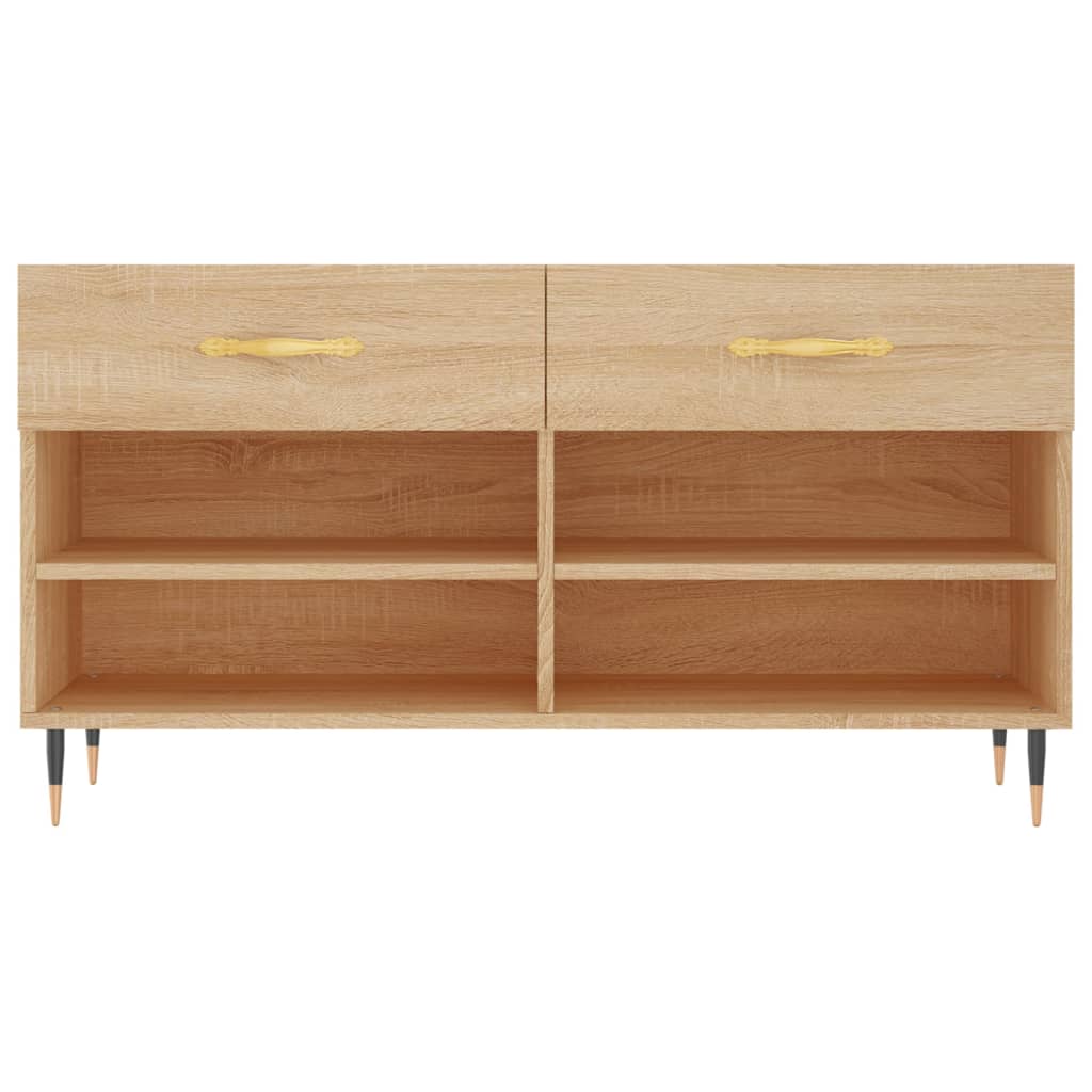 Schuhbank Sonoma-Eiche 102X35X55 Cm Holzwerkstoff Sonoma Eiche