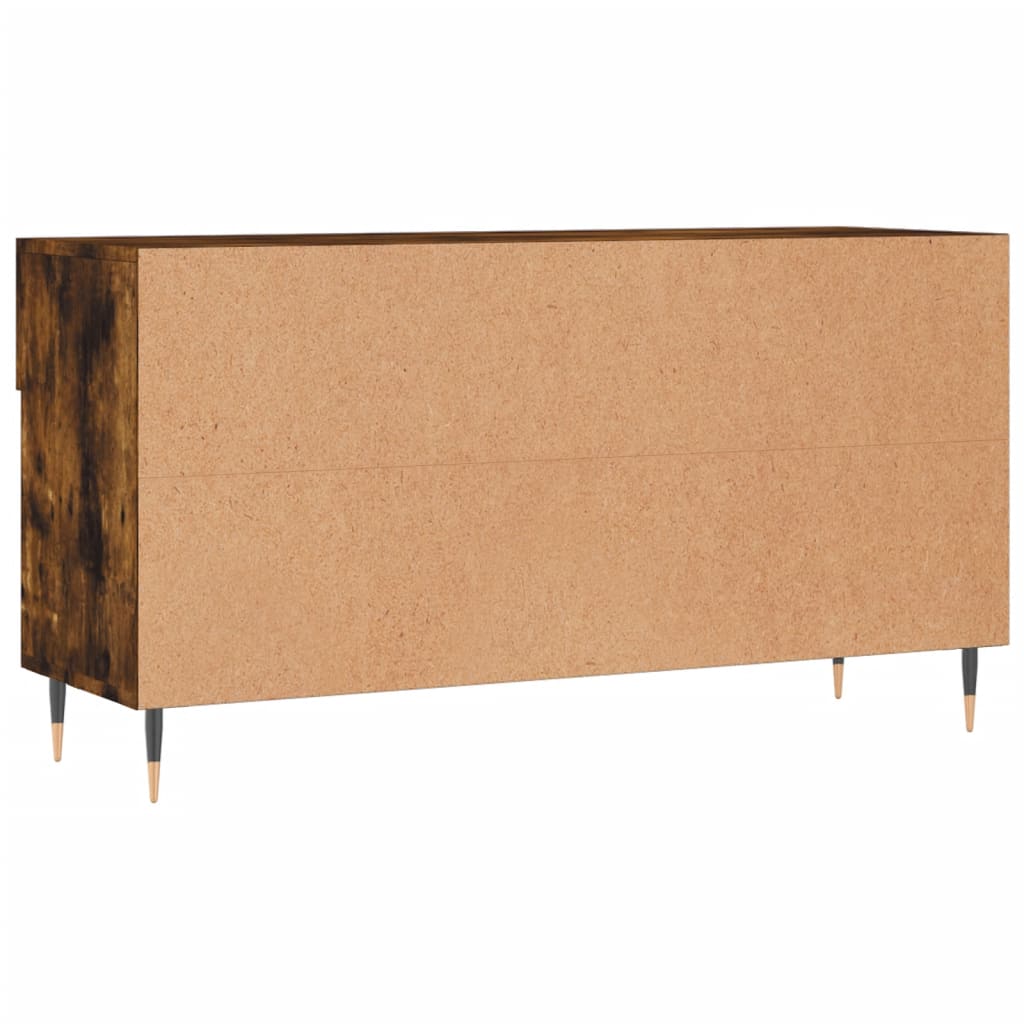 Schuhbank 102X35X55 Cm Holzwerkstoff Räuchereiche