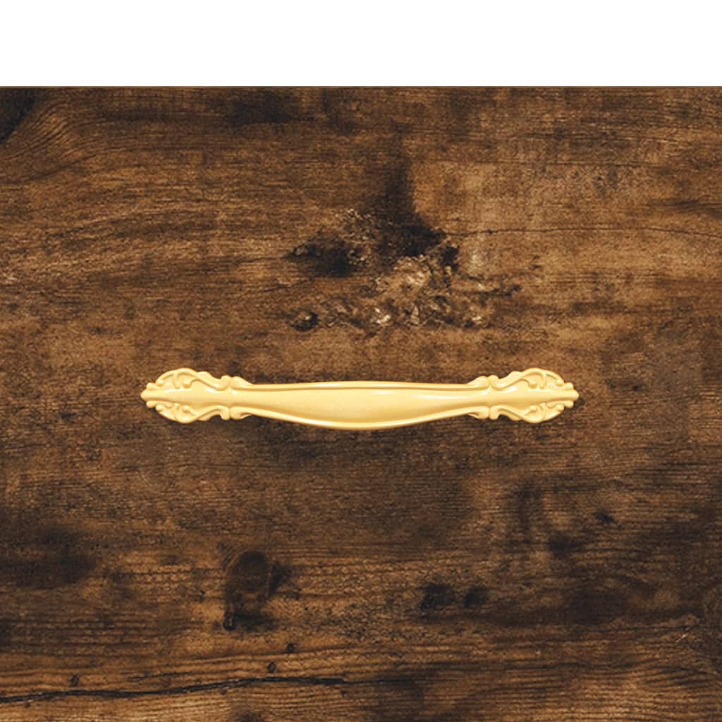 Schuhbank 102X35X55 Cm Holzwerkstoff Räuchereiche