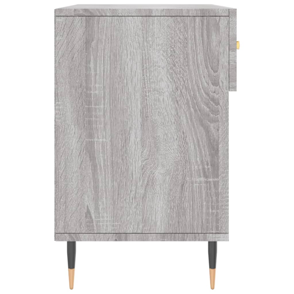Schuhbank 102X35X55 Cm Holzwerkstoff Grau Sonoma
