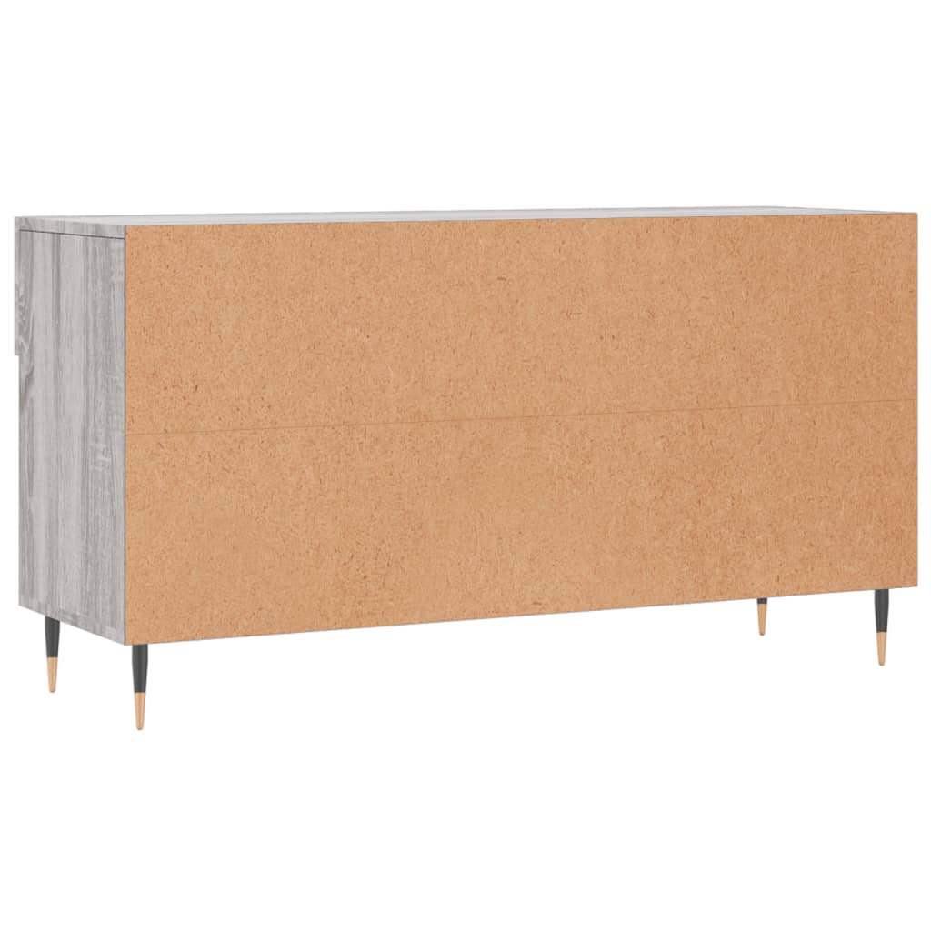Schuhbank 102X35X55 Cm Holzwerkstoff Grau Sonoma