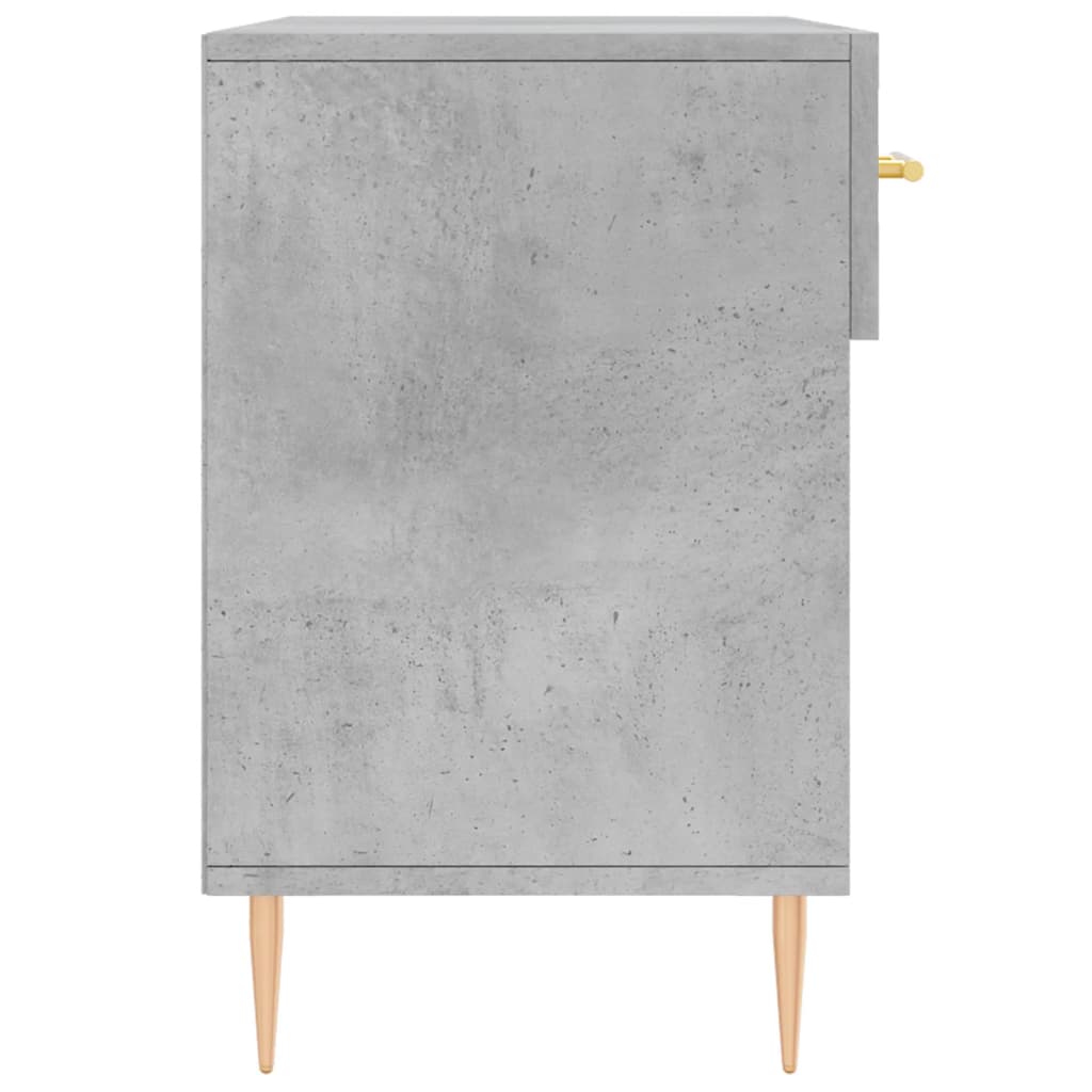 Schuhbank 102X35X55 Cm Holzwerkstoff Betongrau