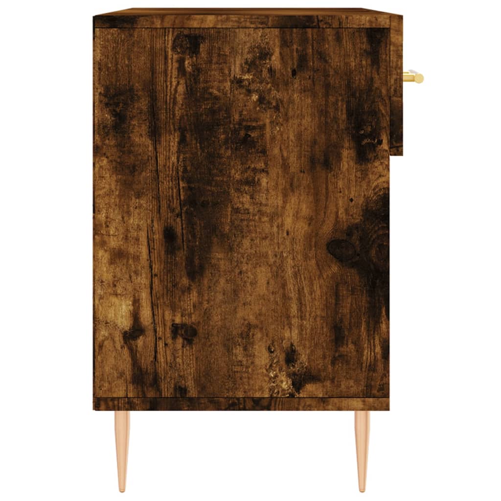 Schuhbank 102X35X55 Cm Holzwerkstoff Räuchereiche