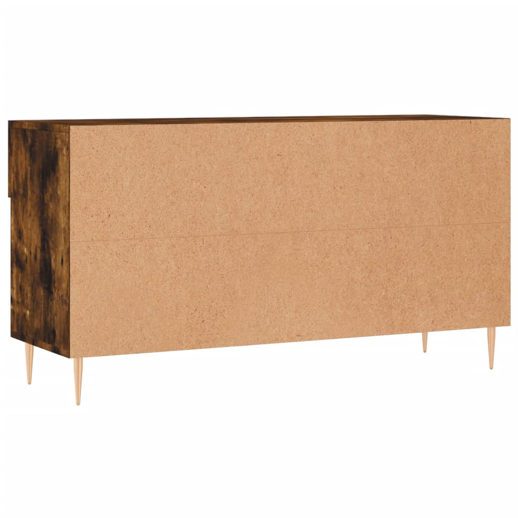 Schuhbank 102X35X55 Cm Holzwerkstoff Räuchereiche