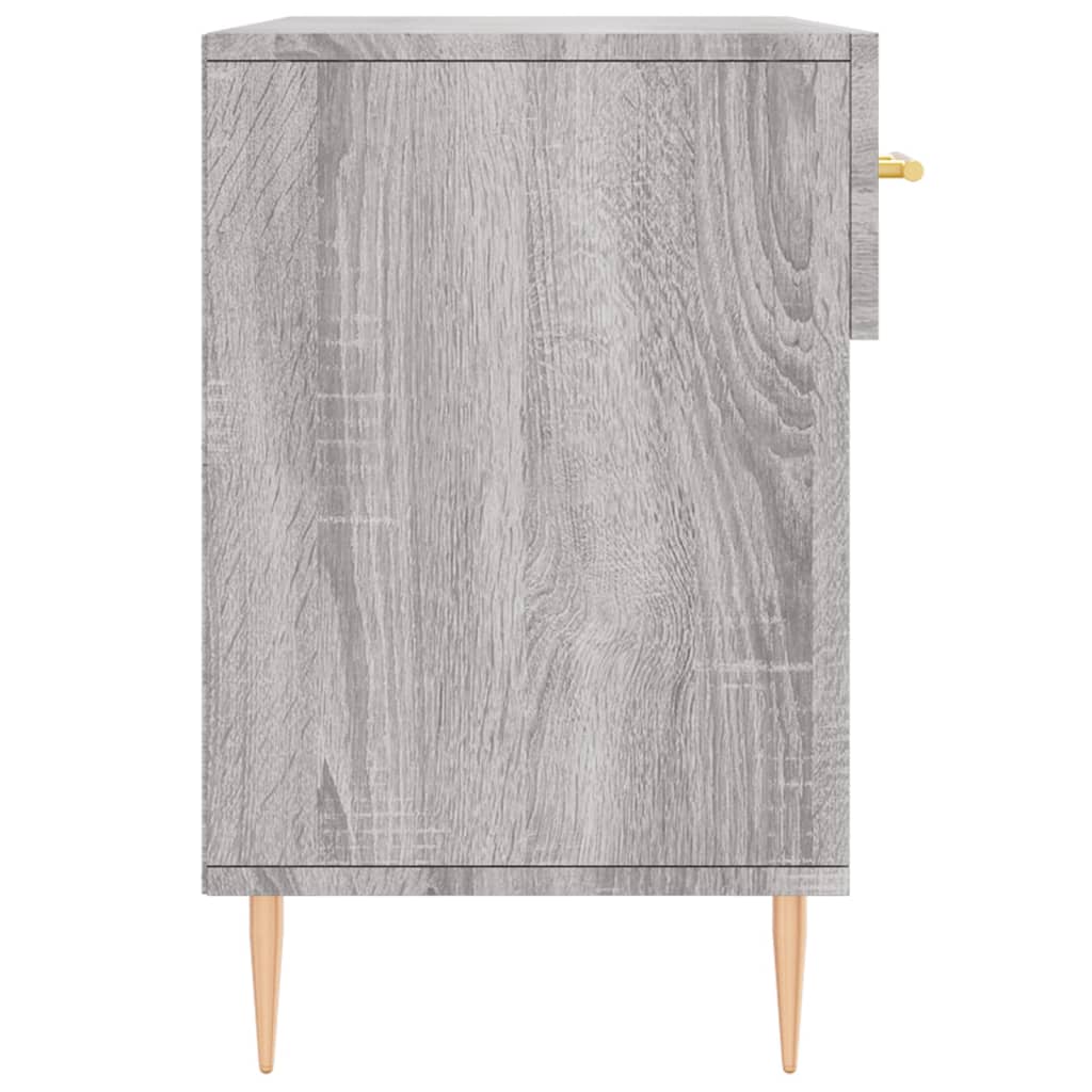 Schuhbank 102X35X55 Cm Holzwerkstoff Grau Sonoma
