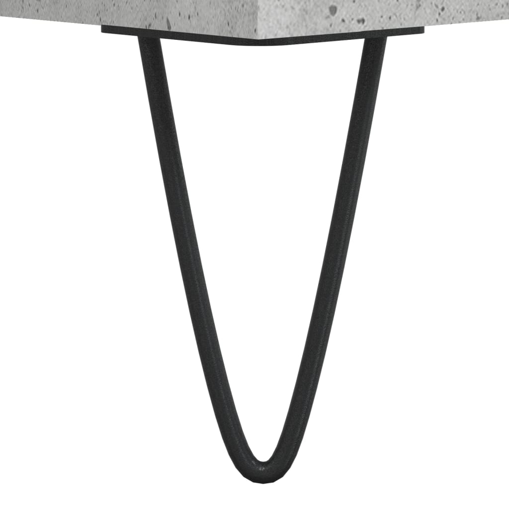 Schuhbank 102X35X55 Cm Holzwerkstoff Betongrau