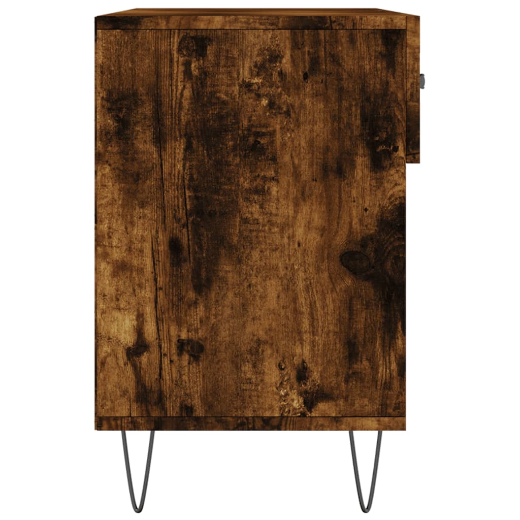 Schuhbank 102X35X55 Cm Holzwerkstoff Räuchereiche