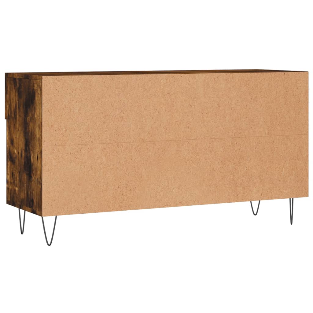 Schuhbank 102X35X55 Cm Holzwerkstoff Räuchereiche